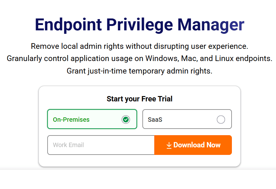 Endpoint Privilege Manager
