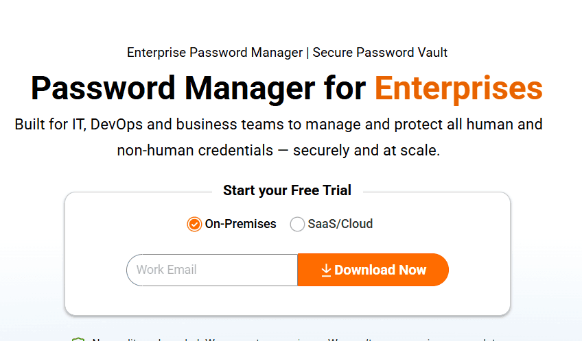 Password Vault For Enterprises